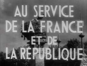 AU SERVICE DE LA FRANCE ET DE LA RÉPUBLIQUE